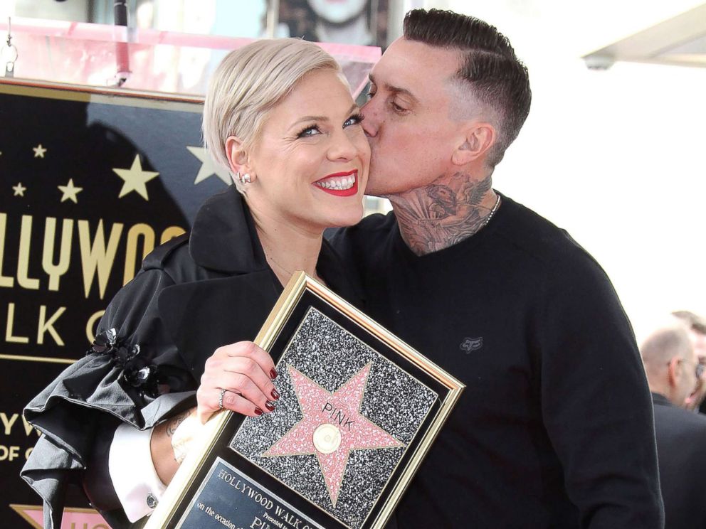 PHOTO: Pink is honored with a star on the Hollywood Walk of Fame in Los Angeles, Feb. 05, 2019.