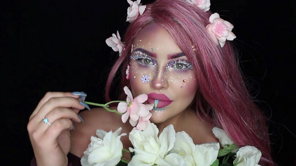 PHOTO: Beauty vlogger Madaline Pompeii created this pink fairy look for "Good Morning America" and revealed how you can do it yourself.