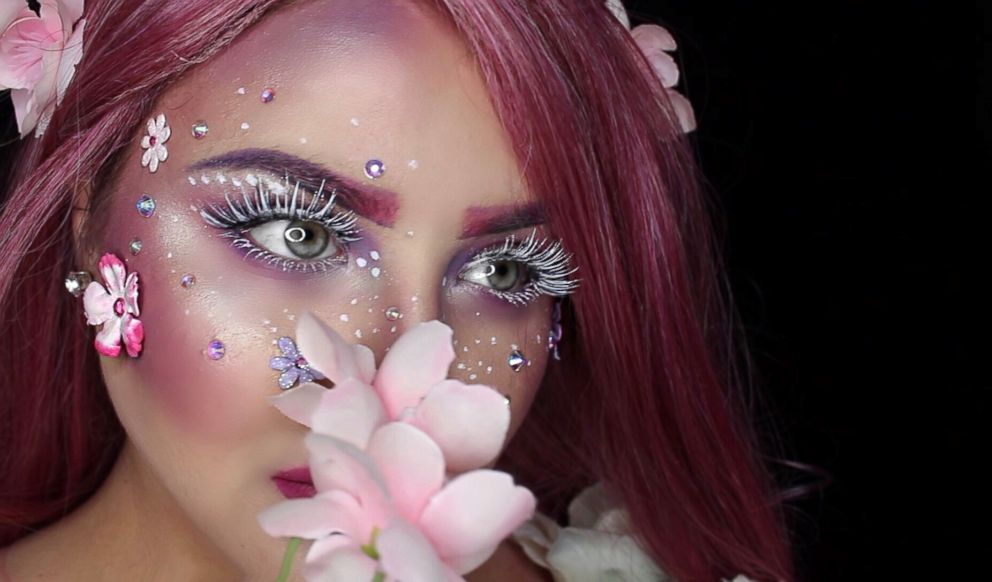 PHOTO: Beauty vlogger Madaline Pompeii created this pink fairy look for "Good Morning America" and revealed how you can do it yourself.