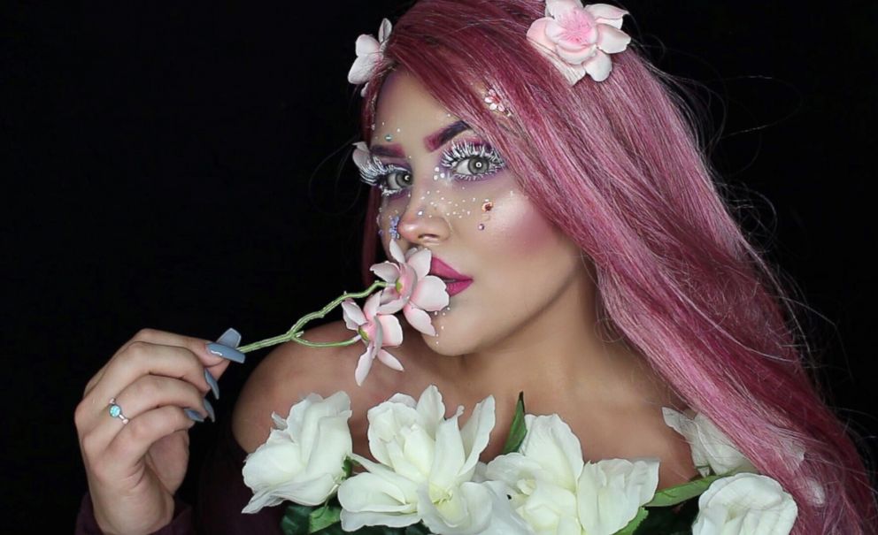 PHOTO: Beauty vlogger Madaline Pompeii created this pink fairy look for "Good Morning America" and revealed how you can do it yourself.