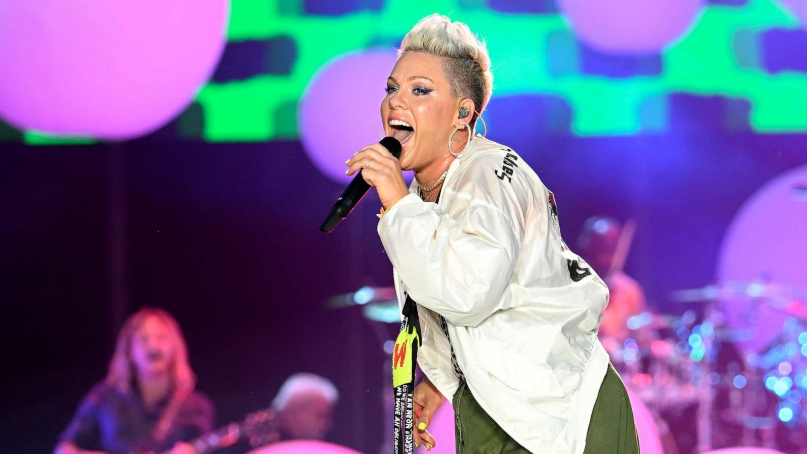 PHOTO: Singer Pink performs on day 3 of BottleRock Napa Valley, May 29, 2022, in Napa, Calif.