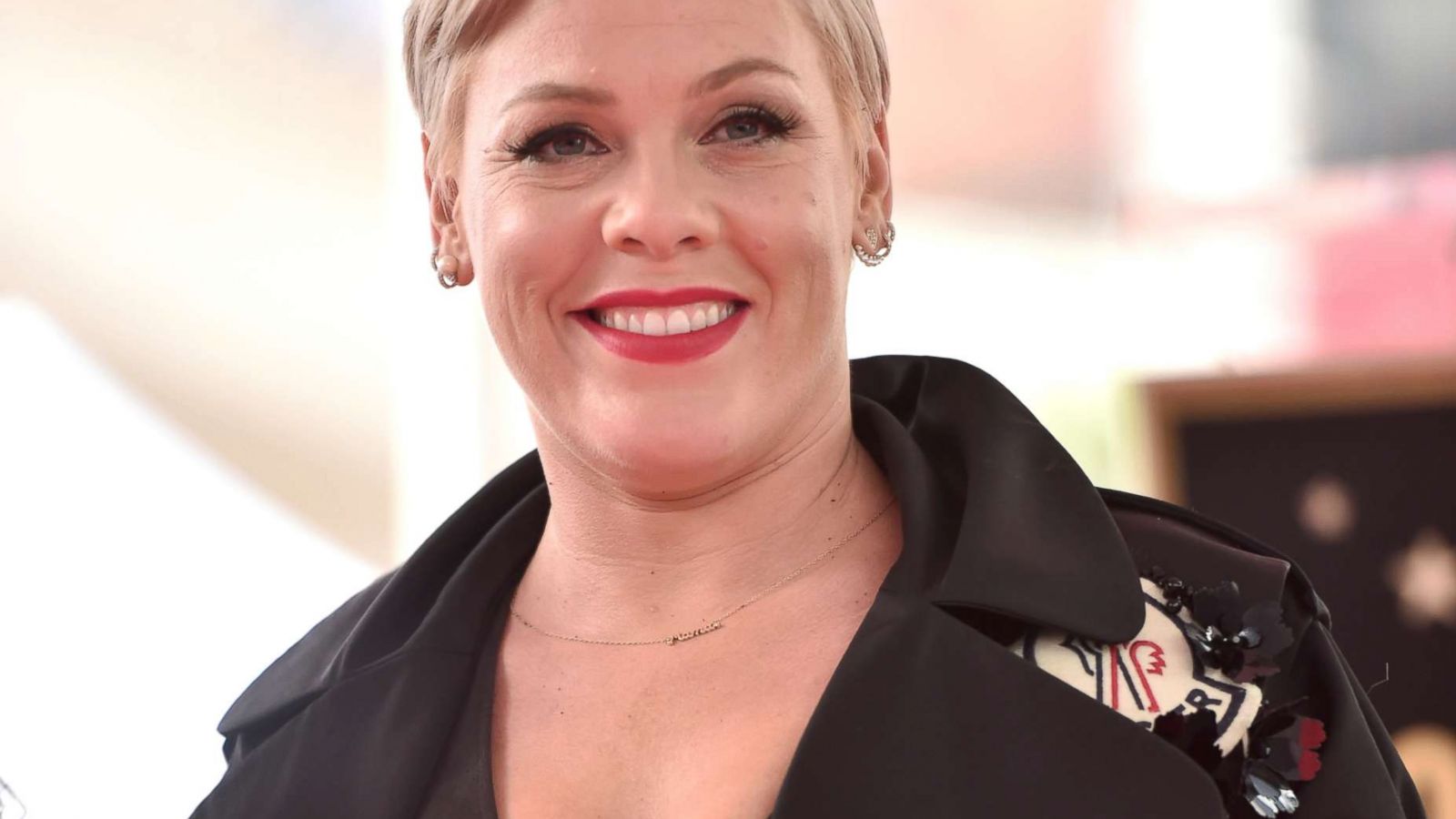 PHOTO: Pink attends a ceremony honoring her with the 2,656th star on The Hollywood Walk of Fame on Feb. 05, 2019, in Hollywood, Calif.