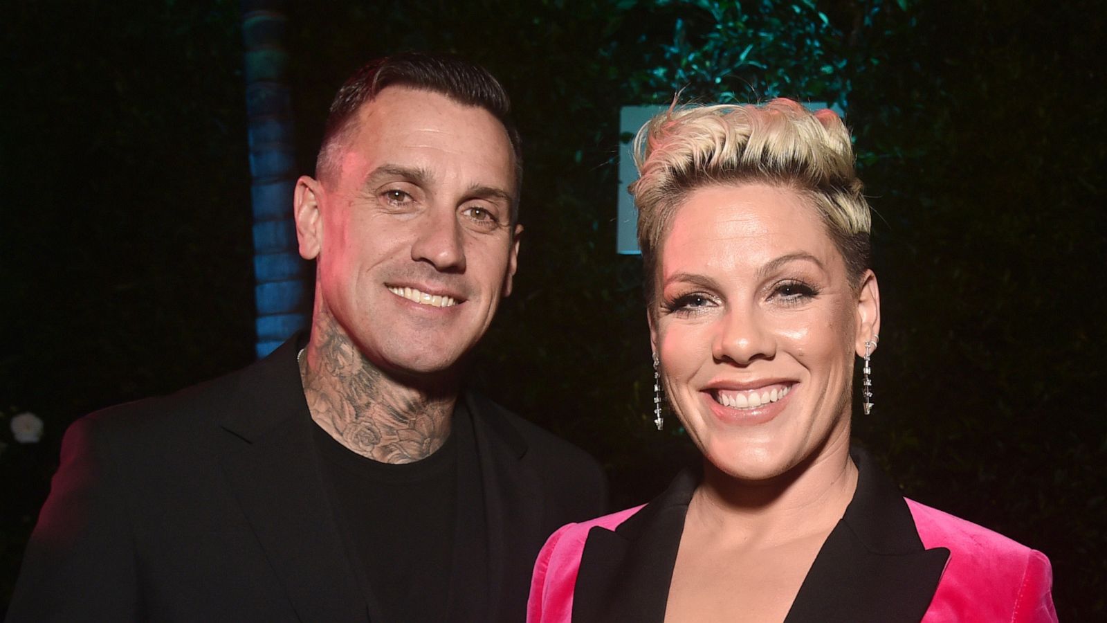 PHOTO: Carey Hart and Pink attend Billboard's 2019 Live Music Summit and Awards Ceremony, Nov. 5, 2019, in Beverly Hills, Calif.