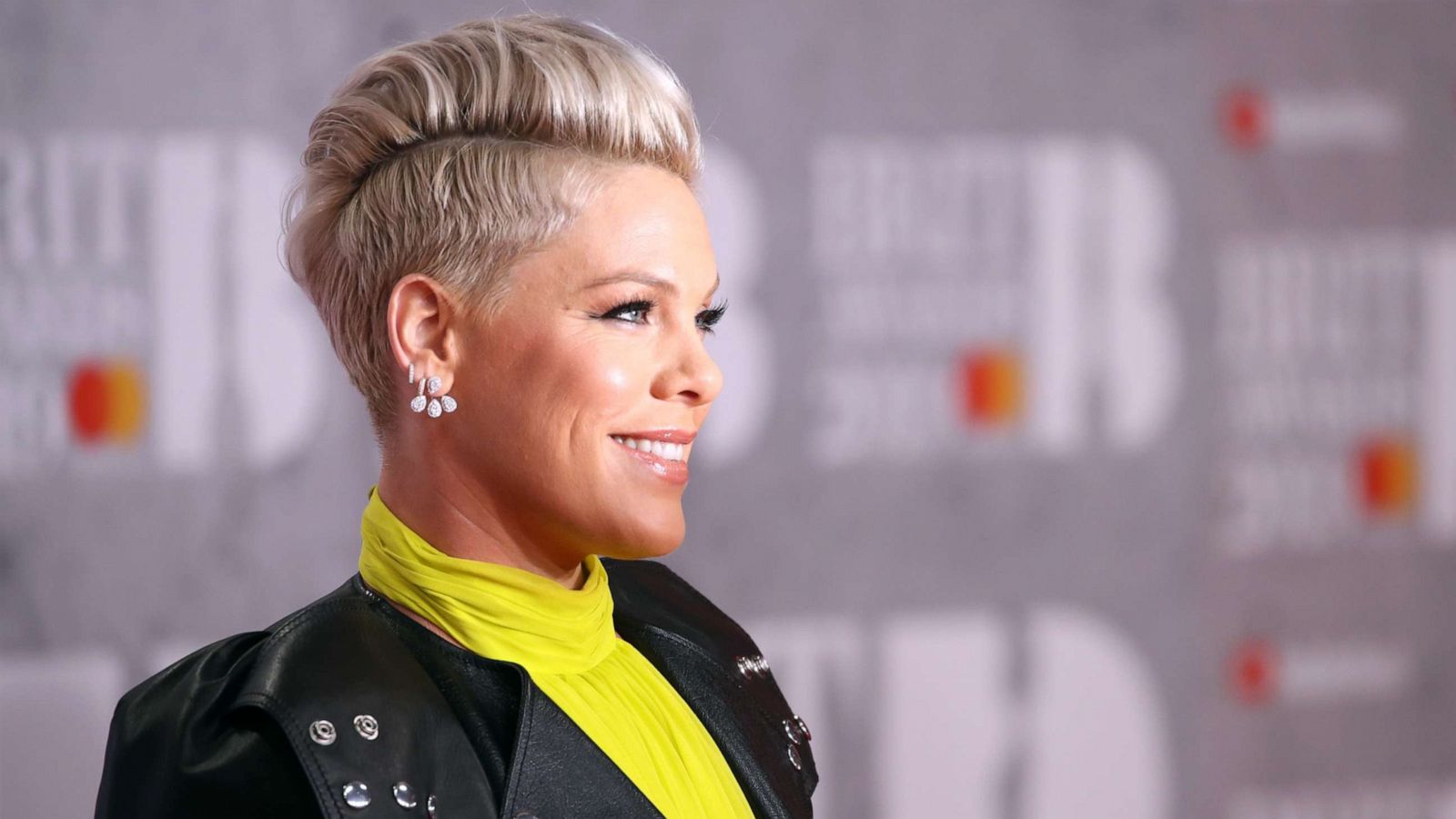 PHOTO: Pink attends The BRIT Awards 2019 held at The O2 Arena, Feb. 20, 2019, in London.