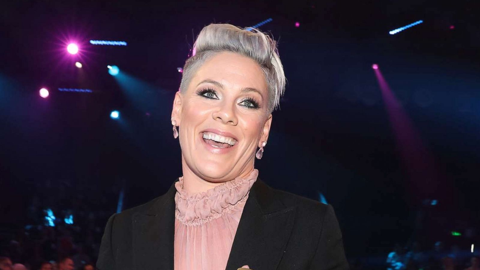 PHOTO: Pink attends and event at the Barker Hangar, Nov. 10, 2019, in Santa Monica, Calif.