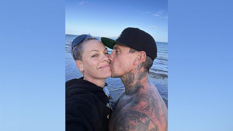 PHOTO: Pink and Carey Hart appear in this image Pink shared on Instagram.