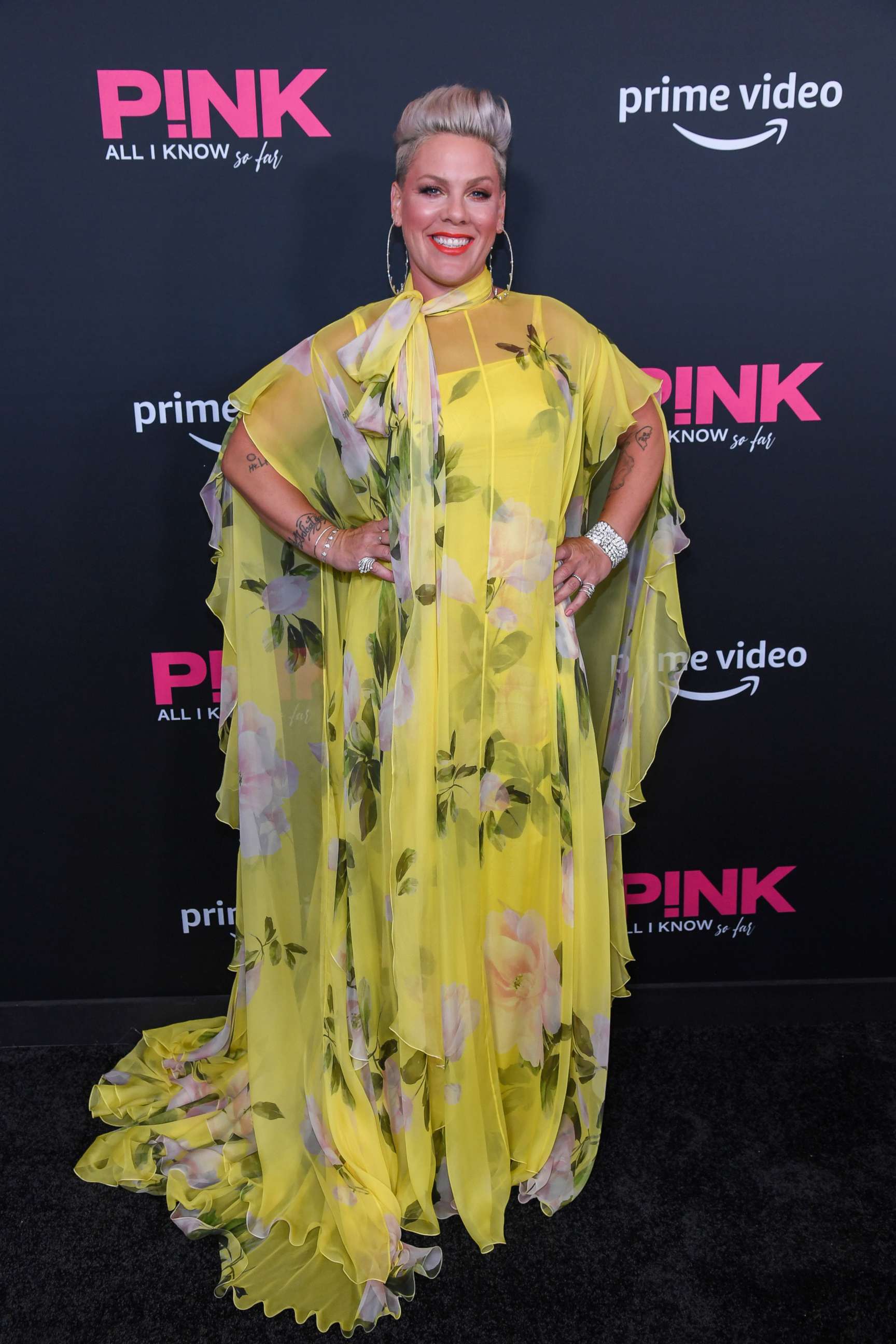 PHOTO: Pink attends a premiere in Los Angeles, May 17, 2021.