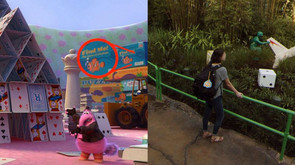 PHOTO: Pixar Easter eggs are hidden in Google Street View imagery of Toy Story Land at Disney's Hollywood studios. 