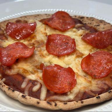 PHOTO: Chris Powell’s stuffed crust pepperoni pizza is pictured here.