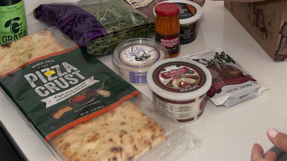 PHOTO: Trader Joe's ingredients to make a semi-homemade pizza.