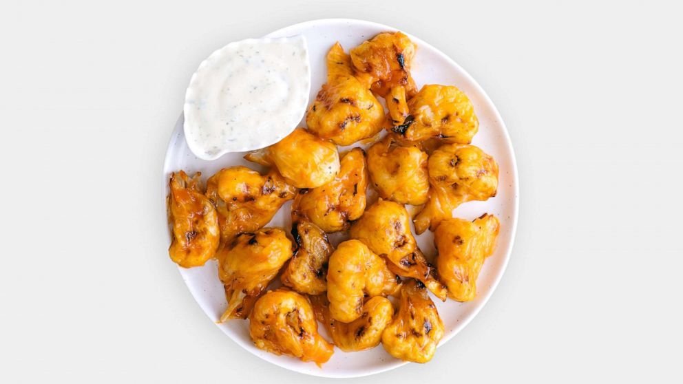 PHOTO: A plant-based alternative to buffalo wings made with cauliflower.