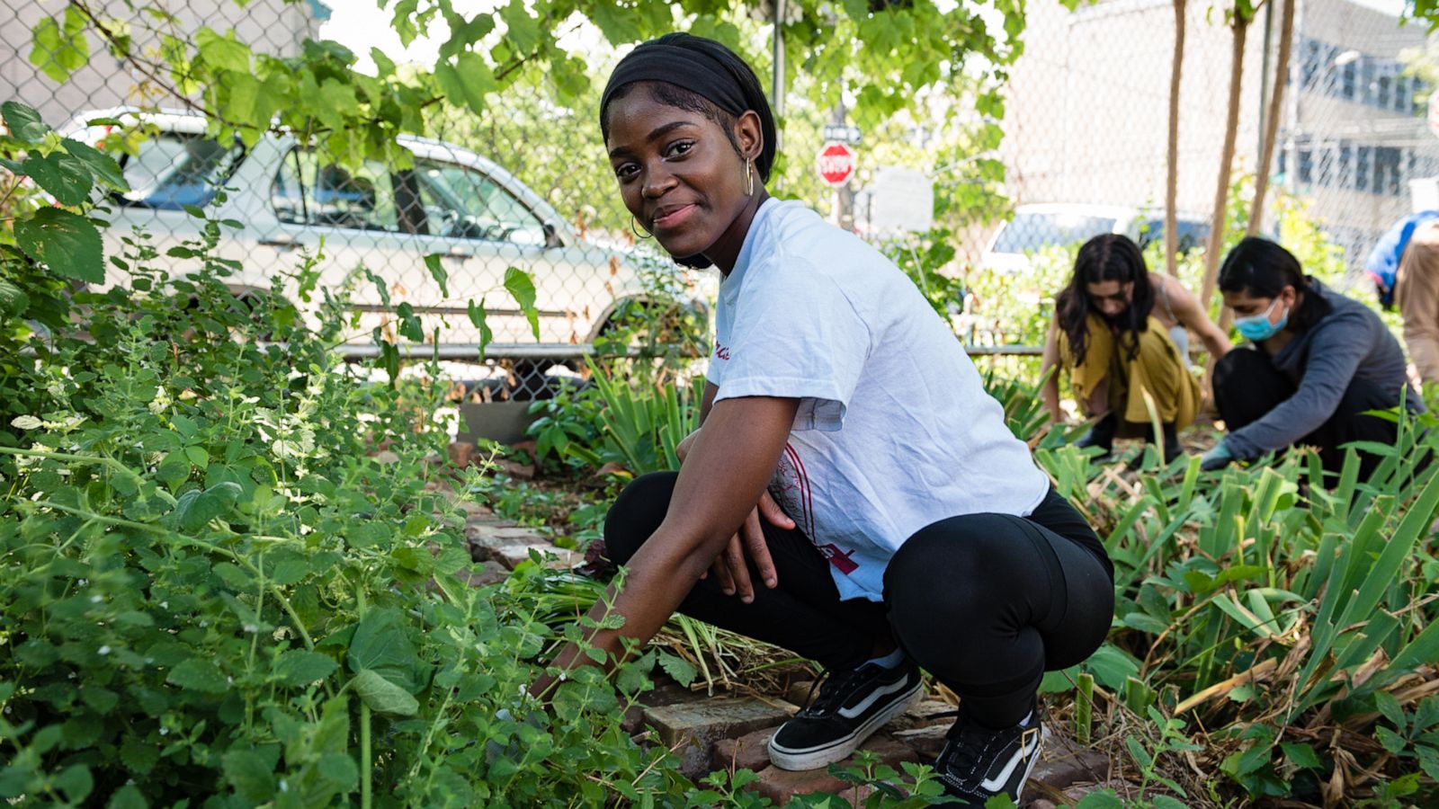 PHOTO: Through the Learning Gardens program in New York City, students of color learn about foraging, gardening and healthy eating.