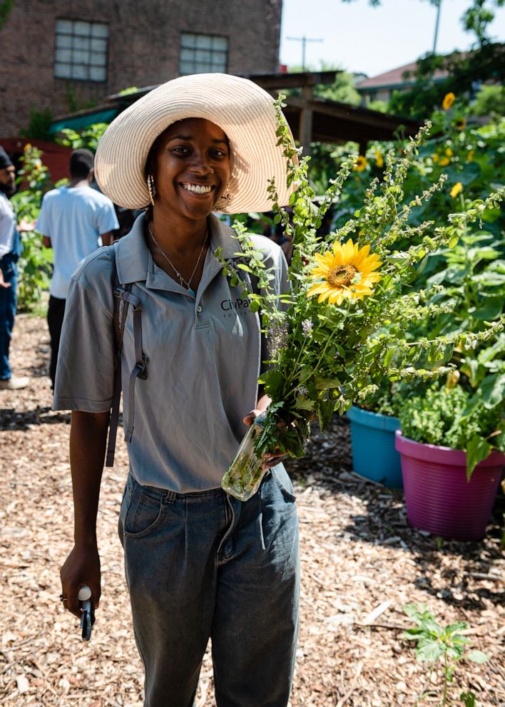 PHOTO: Through the Learning Gardens program in New York City, students of color learn about foraging, gardening and healthy eating.