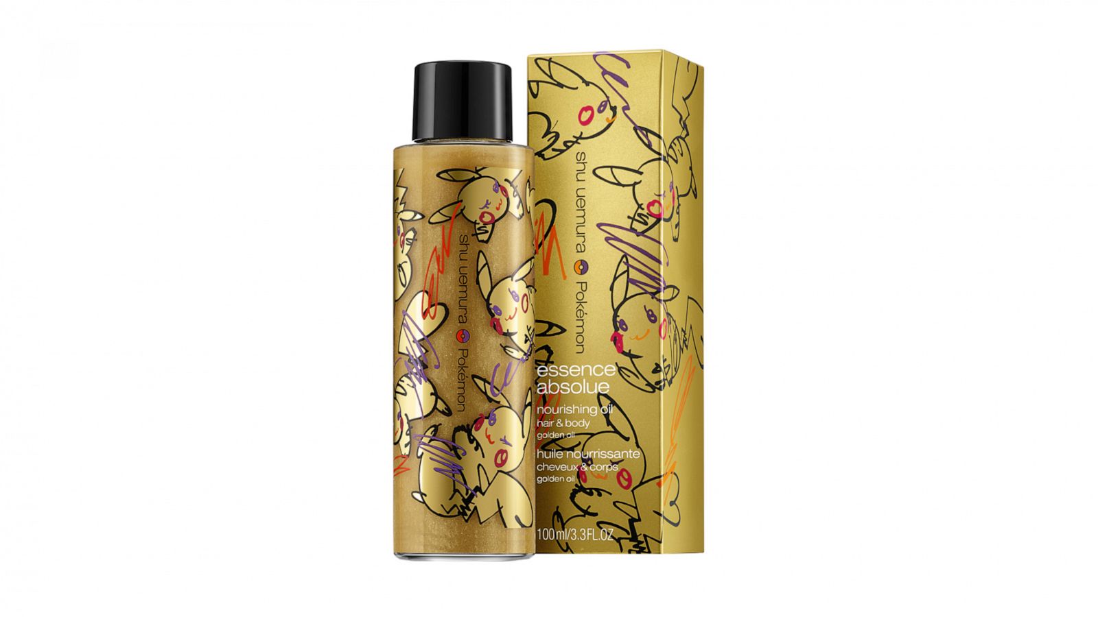 PHOTO: Shu Uemura has launched a Pokeman-inspired haircare line.