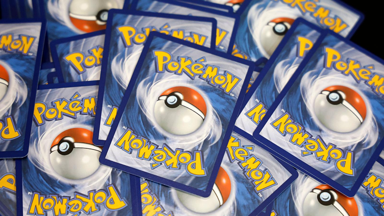 PHOTO: Pokemon trading cards are displayed in the Pokemon store 'Hunters Quest' in Nice, France, March 18, 2026.