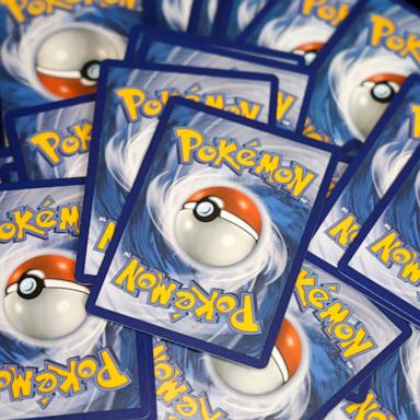 PHOTO: Pokemon trading cards are displayed in the Pokemon store 'Hunters Quest' in Nice, France, March 18, 2026. 