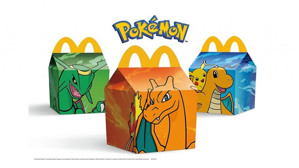 PHOTO: New Pokemon-themed Happy Meal boxes at McDonald's.