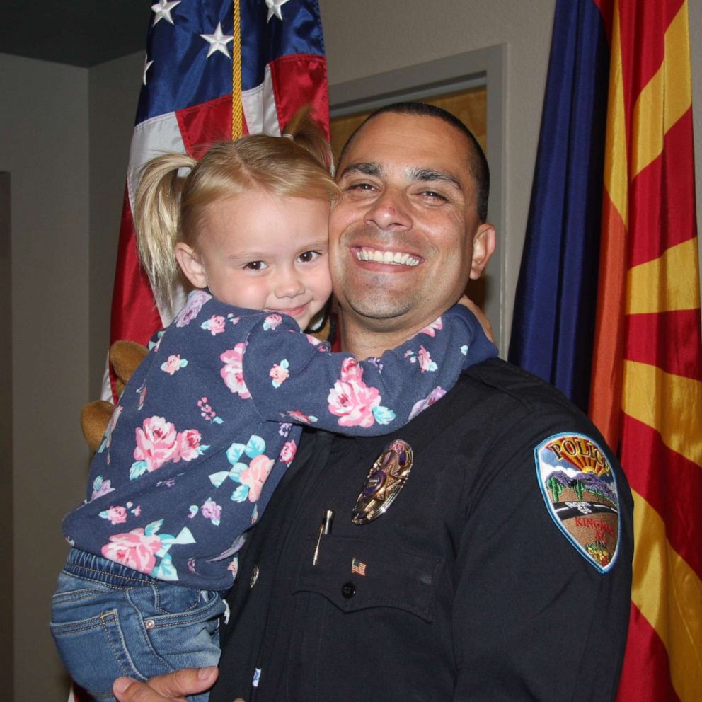 VIDEO: Police officer adopts 4-year-old girl he met on duty