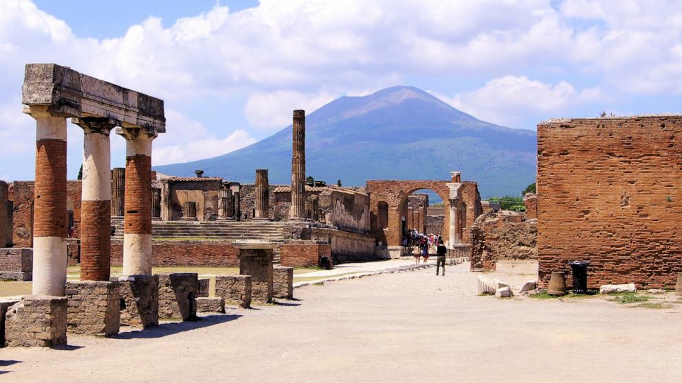 PHOTO: The ruins of Pompeii in Italy.