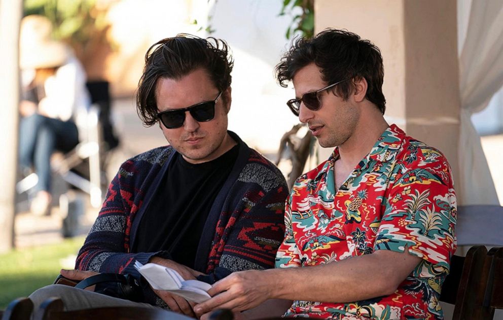 PHOTO: Andy Samberg and Andy Siara in a scene from "Palm Springs."