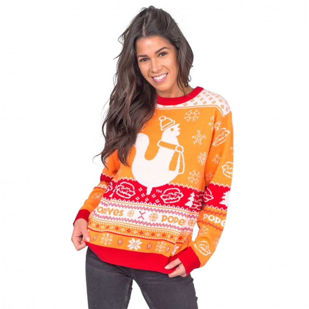 PHOTO: Popeyes has brought back its ugly Christmas sweaters in time for the holidays.