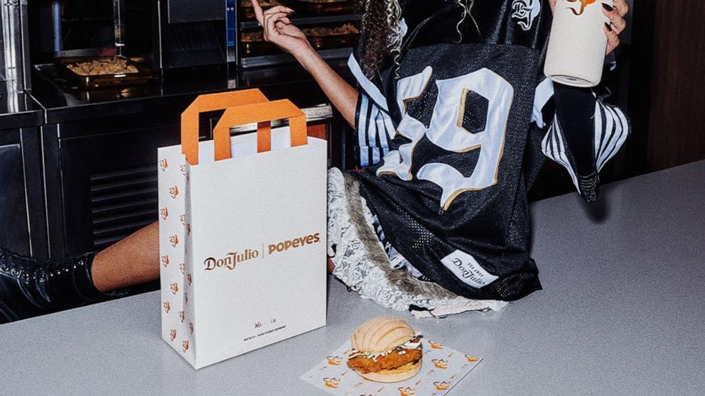 PHOTO: Popeyes collaborated with Tequila Don Julio to create a limited-time Championship Lineup Menu ahead of Super Bowl LIX.