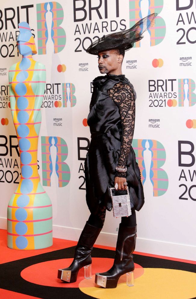 PHOTO: Billy Porter poses in the media room during The BRIT Awards 2021 at The O2 Arena, May 11, 2021, in London.
