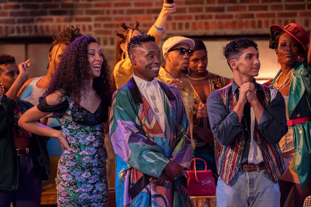 PHOTO: Mj Rodriguez, Billy Porter and Angel Bismark appear in an episode from the third season of the FX show, "Pose."