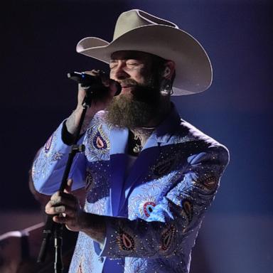 PHOTO: Post Malone performs during the 58th Annual CMA Awards on Nov. 20, 2024, in Nashville, Tenn.