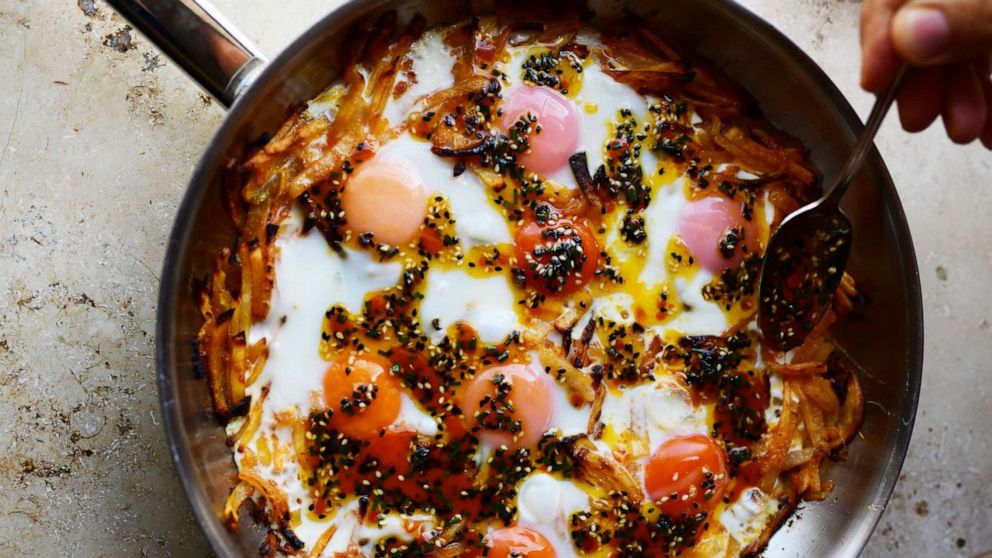Yotam Ottolenghi's braised egg recipe
