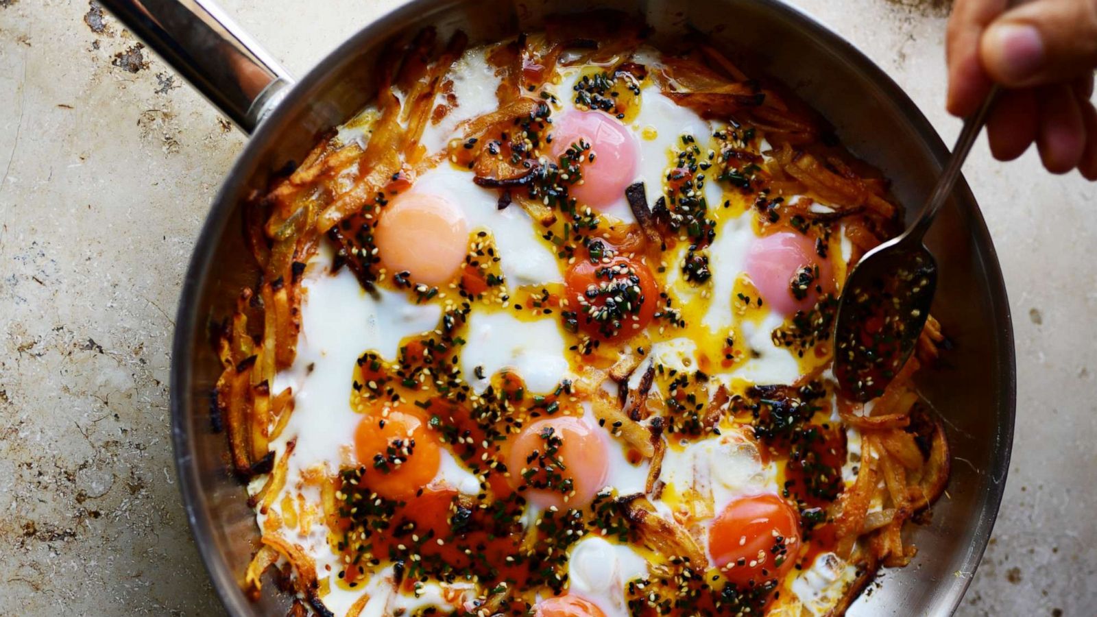 PHOTO: Potato and Gochujang Braised Eggs from chef Yotam Ottolenghi's new cookbook.