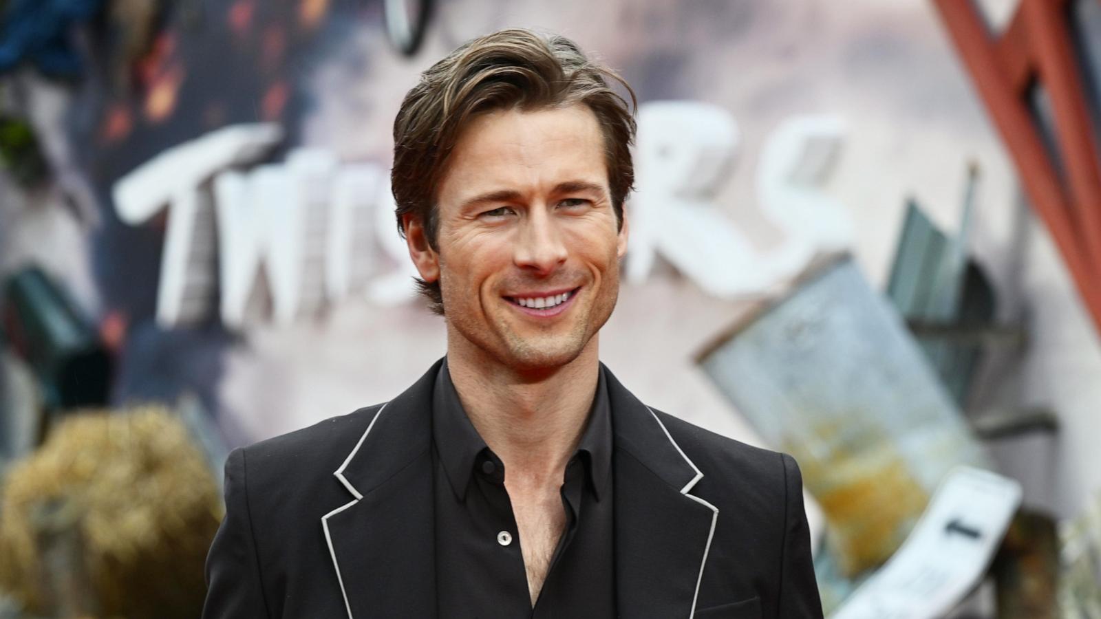 PHOTO: Glen Powell attends the European Premiere of "Twisters" at Cineworld Leicester Square on July 8, 2024 in London.