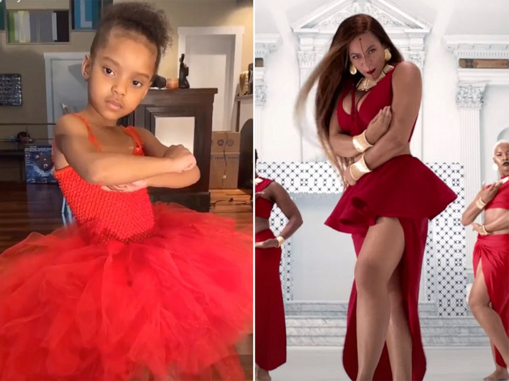 PHOTO: See Grey Skye Evans, 6, channel Beyonce's "My Power" dance sequence like a boss.