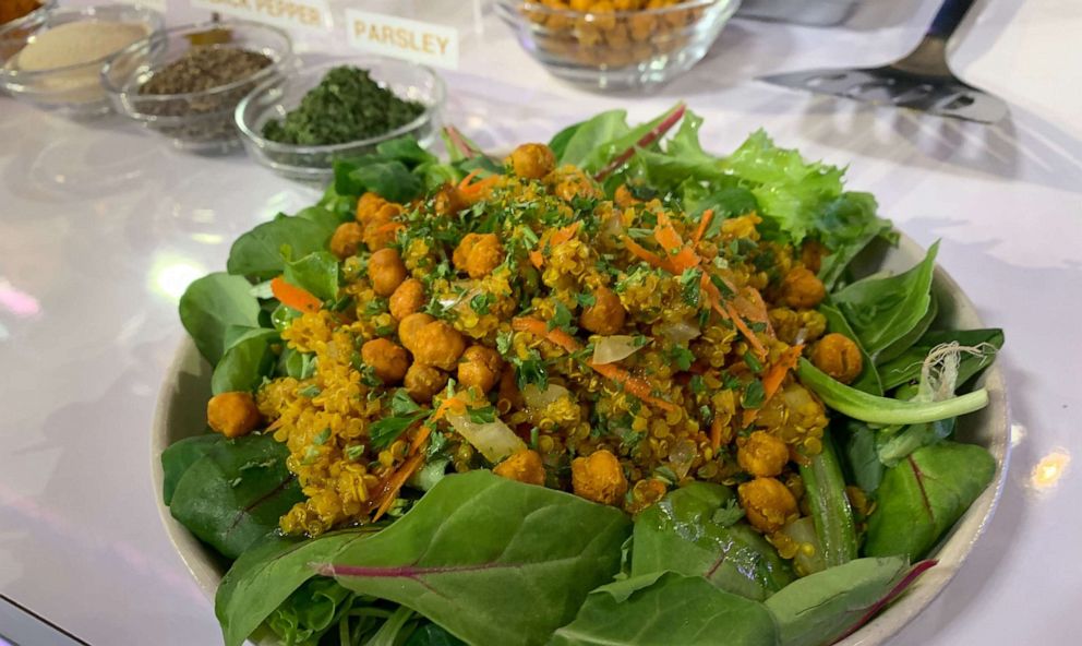 PHOTO: Immune Support Yellow Quinoa with Parsley and Almonds