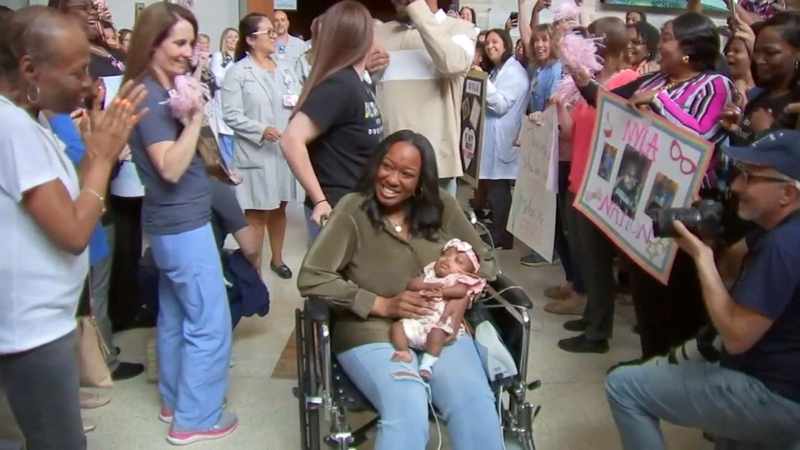 PHOTO: Nyla Brooke Haywood was born at 22 weeks at Silver Cross Hospital in Illinois.