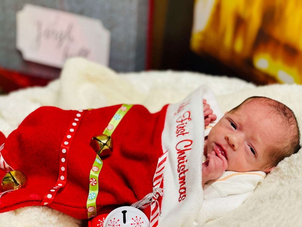 PHOTO: According to HCA Healthcare, approximately 224,000 babies are born at its facilities each year. The nurses of HCA Healthcare’s Summerville Medical Center in South Carolina, have created personalized Christmas stockings for preemies.