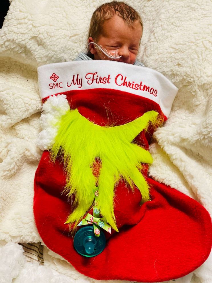 PHOTO: For the preemies and their families who are spending the holidays in the NICU, staff of the HCA Healthcare’s Summerville Medical Center in South Carolina, are going above and beyond to make this season as special as possible.