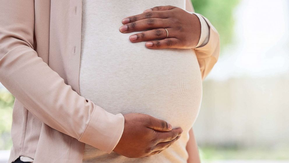 PHOTO: A pregnant woman is seen.