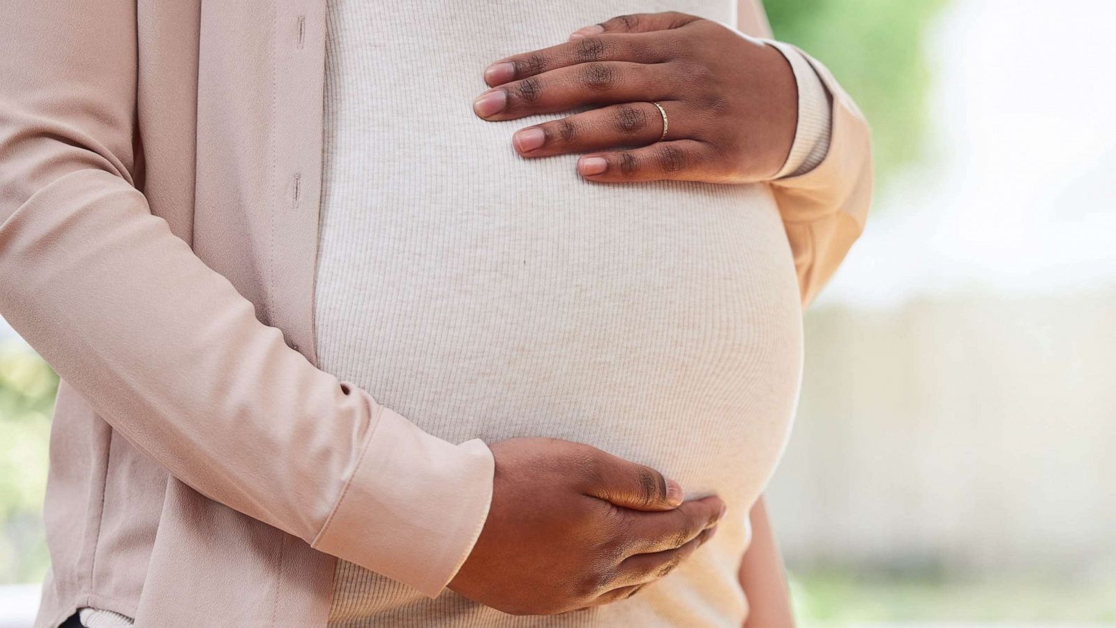 PHOTO: A pregnant woman is seen.