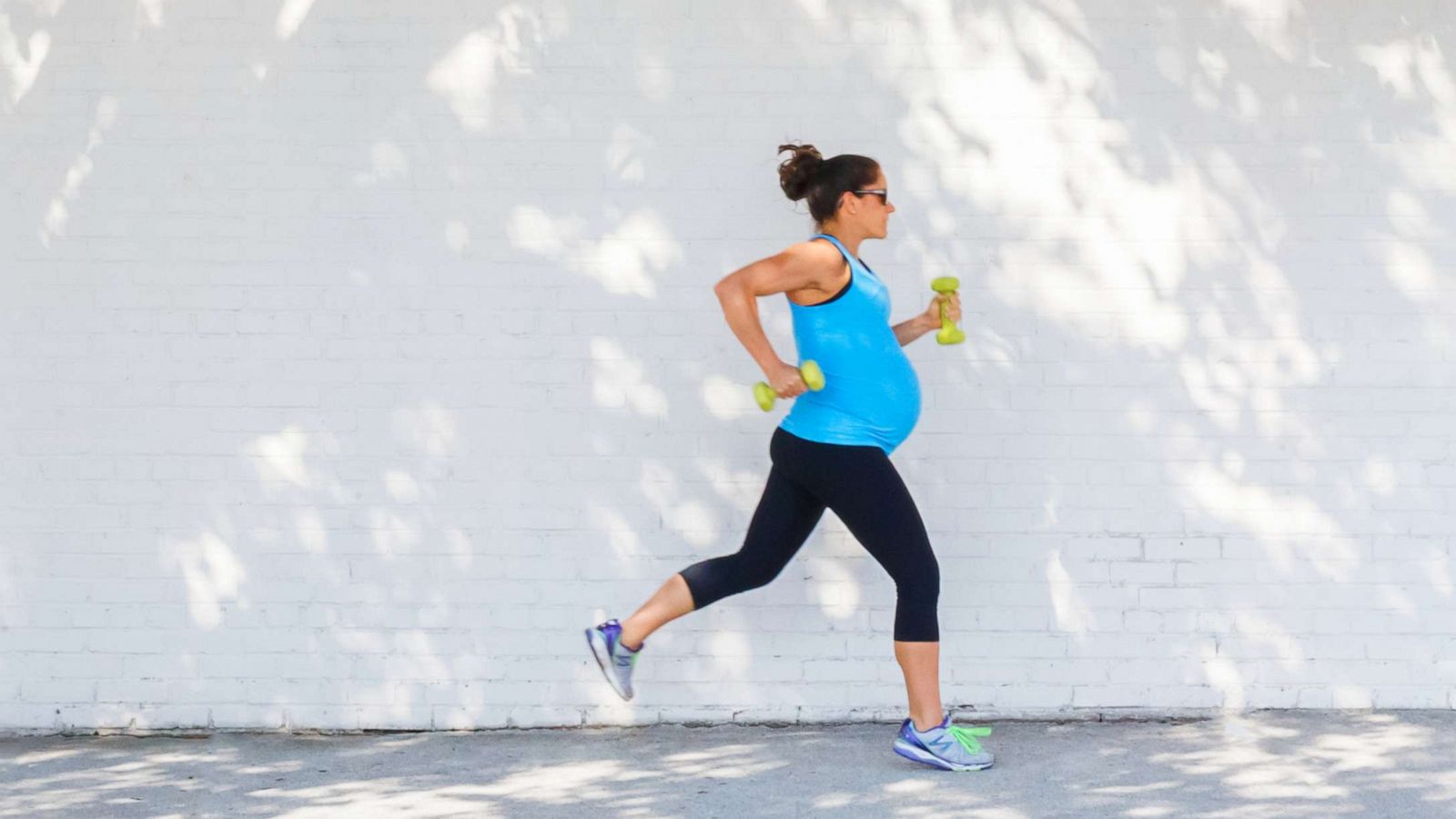 PHOTO: In this file photo, a pregnant woman is shown jogging.