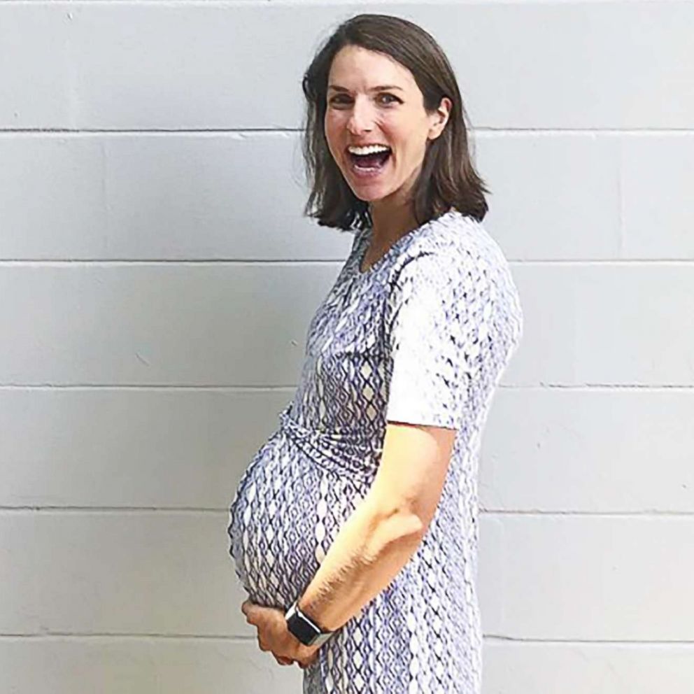 PHOTO: Kate of Charleston, South Carolina, is due to give birth to her third child on Sept. 15 as Hurricane Florence makes landfall on the East Coast