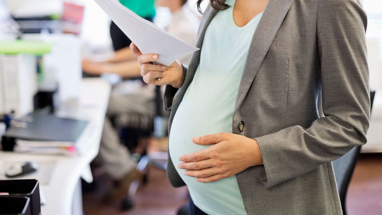 PHOTO: A pregnant woman is pictured in this undated stock photo.