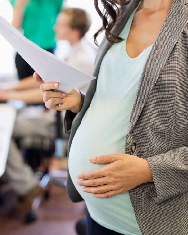 PHOTO: A pregnant woman is pictured in this undated stock photo.