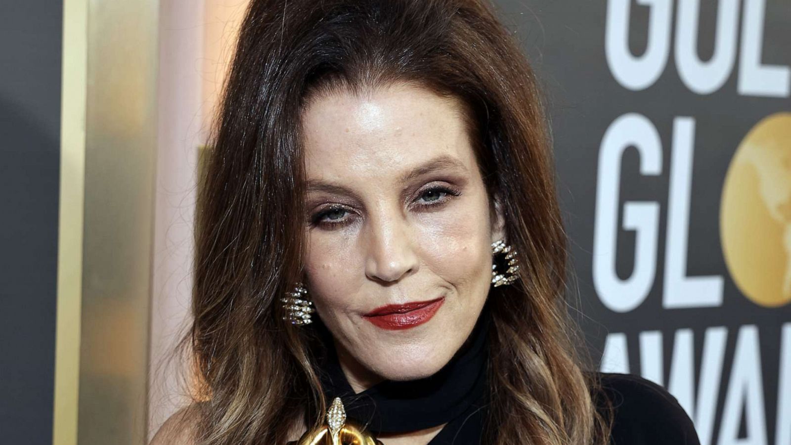 PHOTO: Lisa Marie Presley arrives at the 80th Annual Golden Globe Awards held at the Beverly Hilton Hotel, Jan. 10, 2023, in Beverly Hills, Calif.