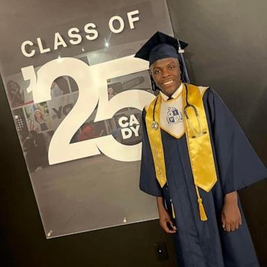 PHOTO: Mantavius Presley, a senior at Douglas County High School in Georgia has been accepted into more than 60 colleges and awarded over $1 million in scholarships.