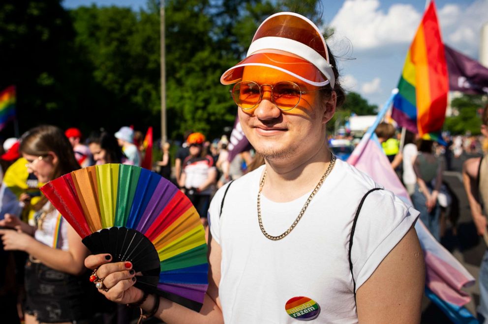PHOTO: Equality Parade marched through Warsaw, Poland, June 19, 2021. 