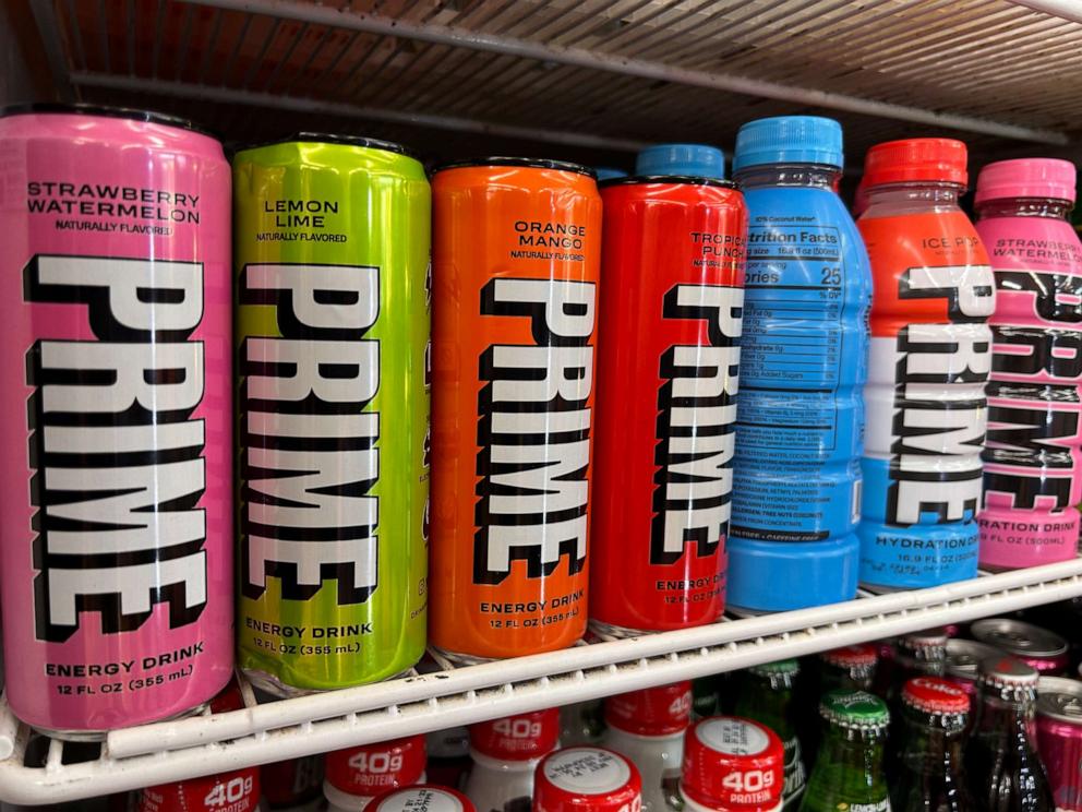 PHOTO: Prime Energy Drink is displayed in grocery store, Queens, N.Y.