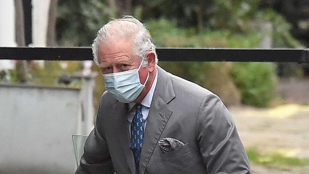 PHOTO: Britain's Prince Charles arrives at King Edward VII's Hospital, where his father Britain's Prince Philip was admitted, in London on Feb. 20, 2021.