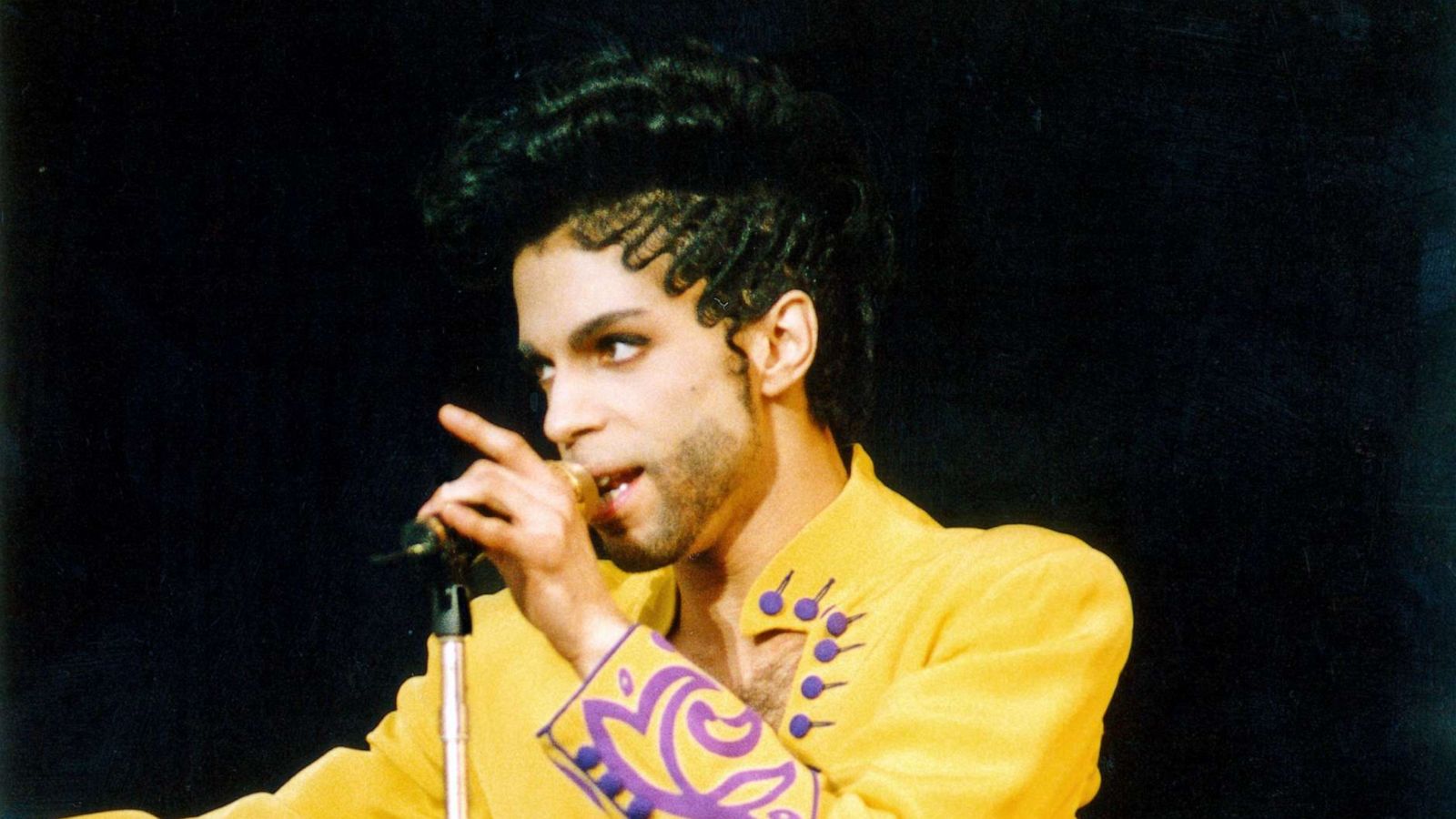 PHOTO: In this June 26, 1992, file photo, Prince is shown in concert during the Diamonds and Pearls Tour, in Manchester England.