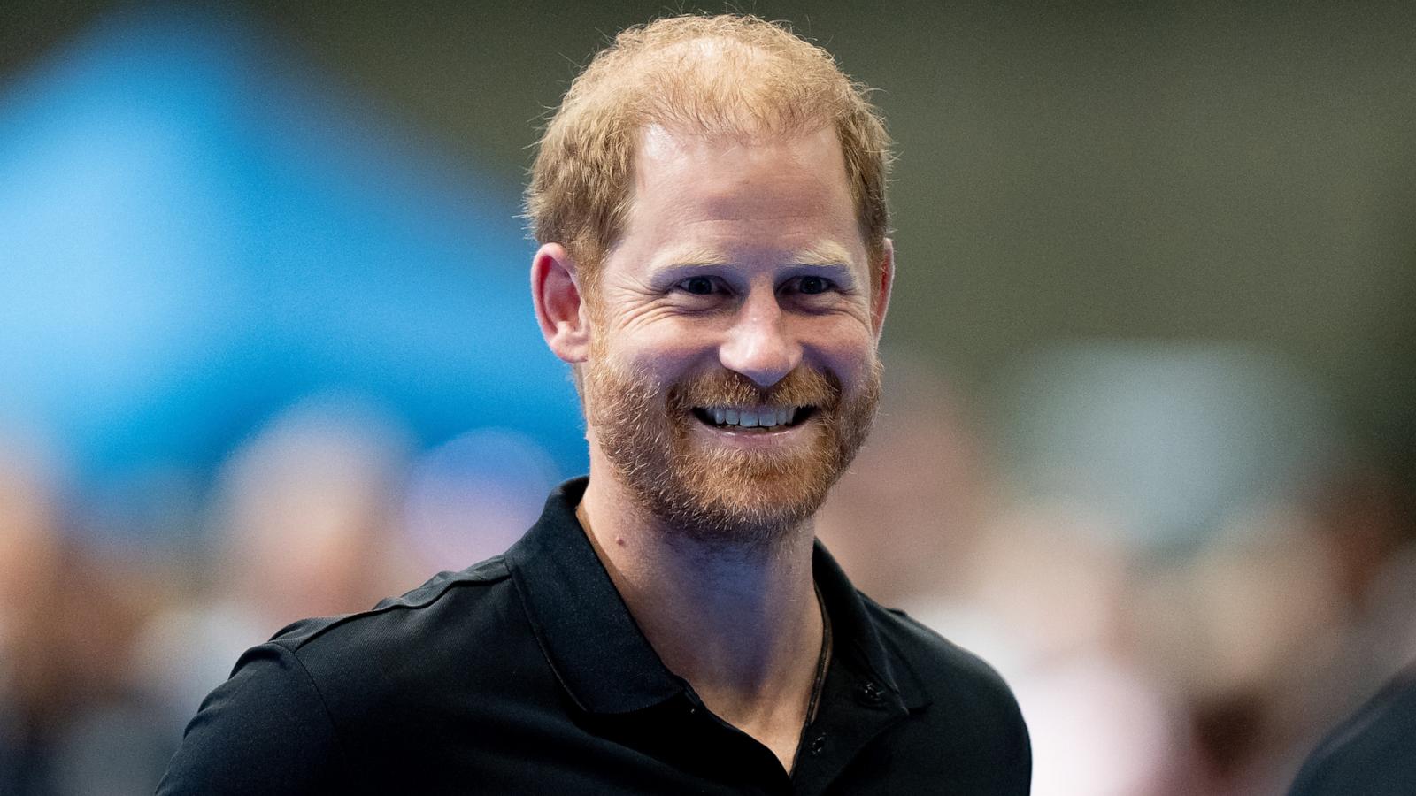 PHOTO: Prince Harry, Duke of Sussex takes part in a session of Pickleball, one of the two new sports for the Invictus Games, during the Invictus "1 Year To Go" event, July 10, 2026, in Birmingham, England.